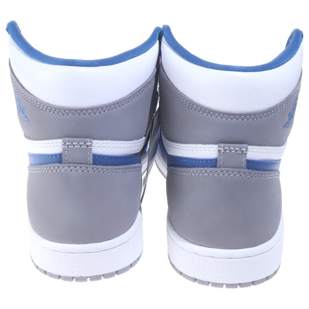 NIKE(ナイキ) AIR JORDAN 1 HIGH OG TRUE BLUE DZ5485-410 エアジョーダン1 トゥルーブルー ハイカットスニーカー ホワイト/ブルー US8.5/26.5cm