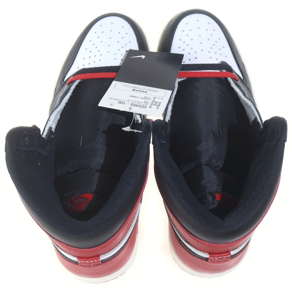 NIKE(ナイキ) AIR JORDAN 1 RETRO HIGH OG BLACK TOE REIMAGINED DZ5485-106 エアジョーダン1 ハイカットスニーカー US8.5/26.5cm