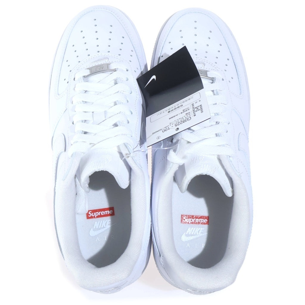 NIKE(ナイキ) ×SUPREME AIR FORCE1 LOW CU9225-100 シュプリーム エアフォース1 ローカットスニーカー ホワイト US8.5/26.5cm