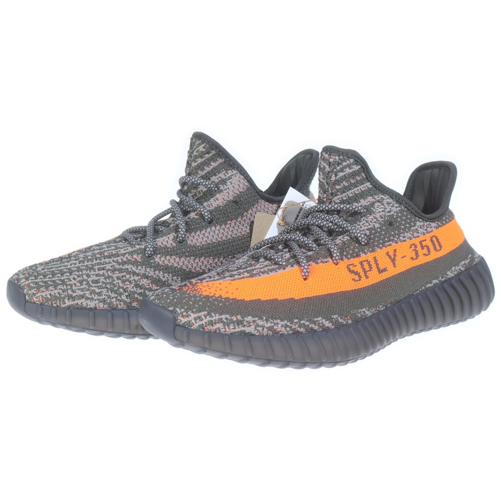 adidas(アディダス) YEEZY BOOST 350 V2 CABON BELUGA HQ7045 イージーブースト カーボン ベルーガ ローカットスニーカー グレー/オレンジ US8.5/26.5cm