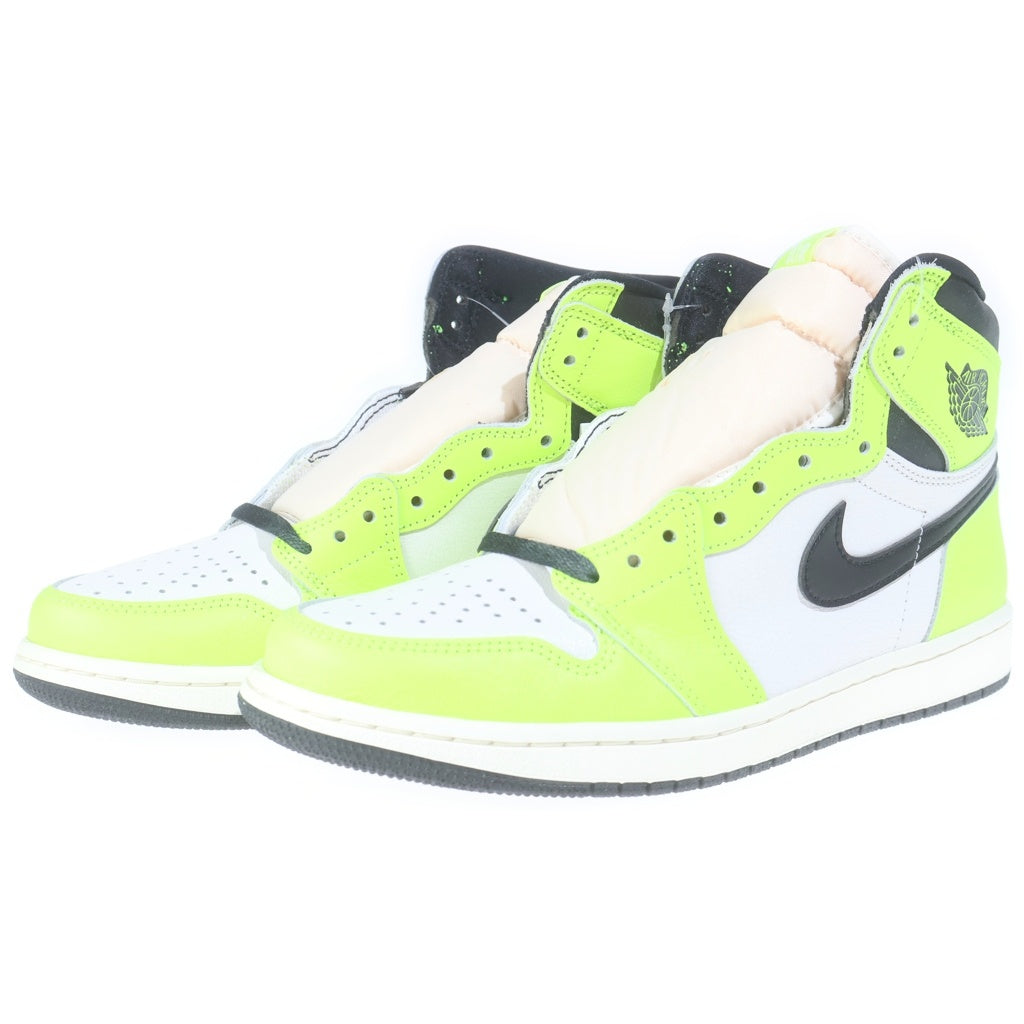 NIKE(ナイキ) AIR JORDAN 1 RETRO HIGH OG VOLT VISIONAIRE 555088-702 エアジョーダン1 レトロ ボルト ヴィジョネア ハイカットスニーカー イエロー/ホワイト US8.5/26.5cm