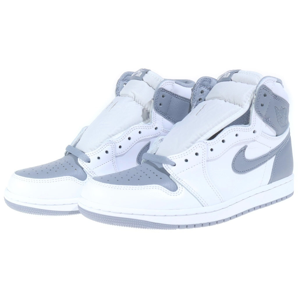 NIKE(ナイキ) AIR JORDAN1 RETRO HIGH OG STEALTH エアジョーダン 1 ステルス ハイカットスニーカー グレー/ホワイト US8.5/26.5cm 555088-037