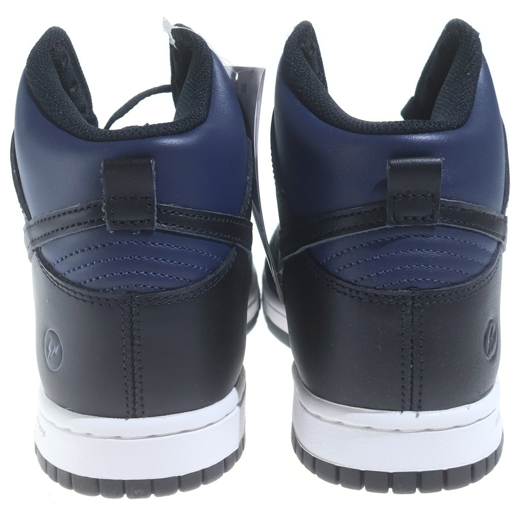 NIKE(ナイキ) ×FRAGMENT DESIGN DUNK HIGH TOKYO DJ0383-400 フラグメントデザイン ダンク 東京 ハイカットスニーカー ブラック/ネイビー US8.5/26.5cm