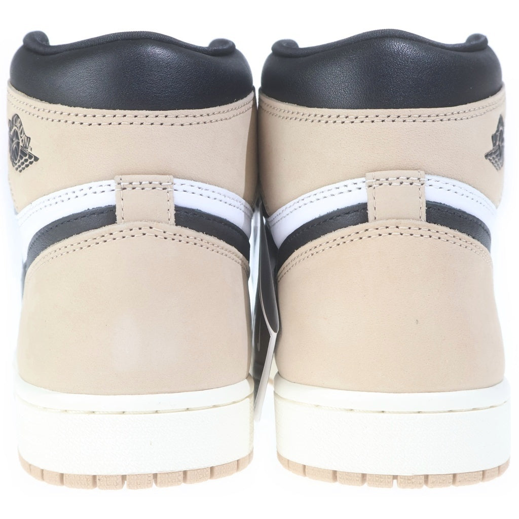 NIKE(ナイキ) WMNS AIR JORDAN 1 RETRO HIGH OG LATTE ウィメンズ エアジョーダン1 ハイカットスニーカー ブラック/ホワイト/ブラウン US10/27cm FD2596-021