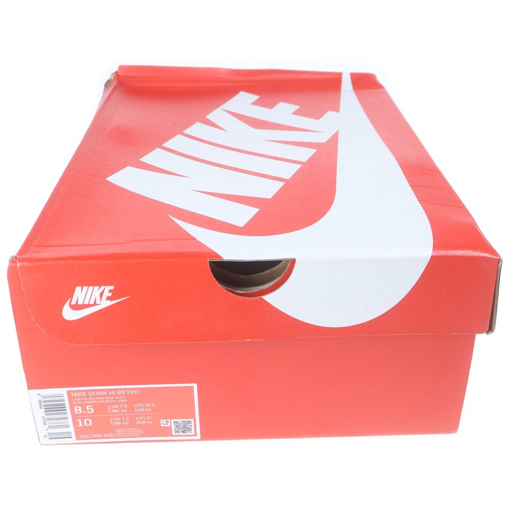 NIKE(ナイキ) DUNK HIGH CHAMPIONSHIP BLUE ダンク ハイカットスニーカー ブルー/ホワイト US8.5/26.5cm DD1399-400