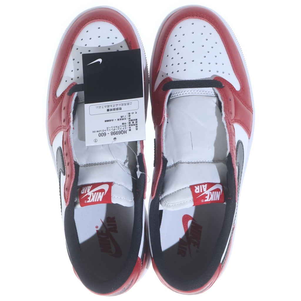 NIKE(ナイキ) AIR JORDAN 1 RETRO LOW OG CHICAGO HQ6998-600 エアジョーダン1 レトロ シカゴ ローカットスニーカー ホワイト/レッド US8.5/26.5cm