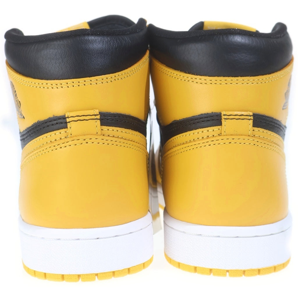 NIKE(ナイキ) AIR JORDAN 1 HIGH OG POLLEN 555088-701 エアジョーダン1 パラン ハイカットスニーカー ブラック/イエロー US8.5/26.5cm