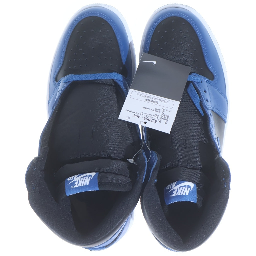NIKE(ナイキ) AIR JORDAN 1 RETRO HIGH OG DARK MARINA BLUE 555088-404 エアジョーダン1 レトロ ハイカットスニーカー ブルー/ブラック US8.5/26.5cm