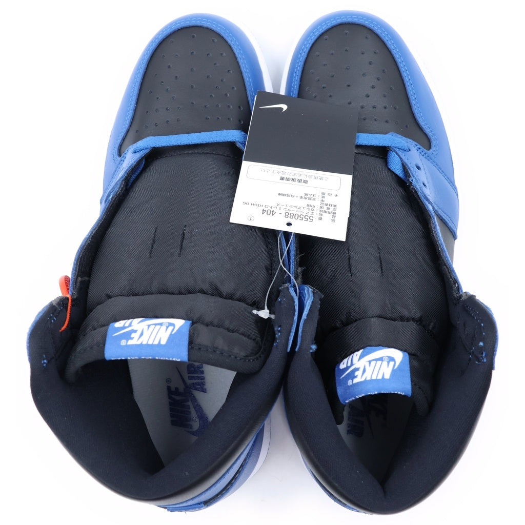 NIKE(ナイキ) AIR JORDAN 1 RETRO HIGH OG DARK MARINA BLUE 555088-404 エアジョーダン1 レトロ ハイカットスニーカー ブルー/ブラック US8.5/26.5cm