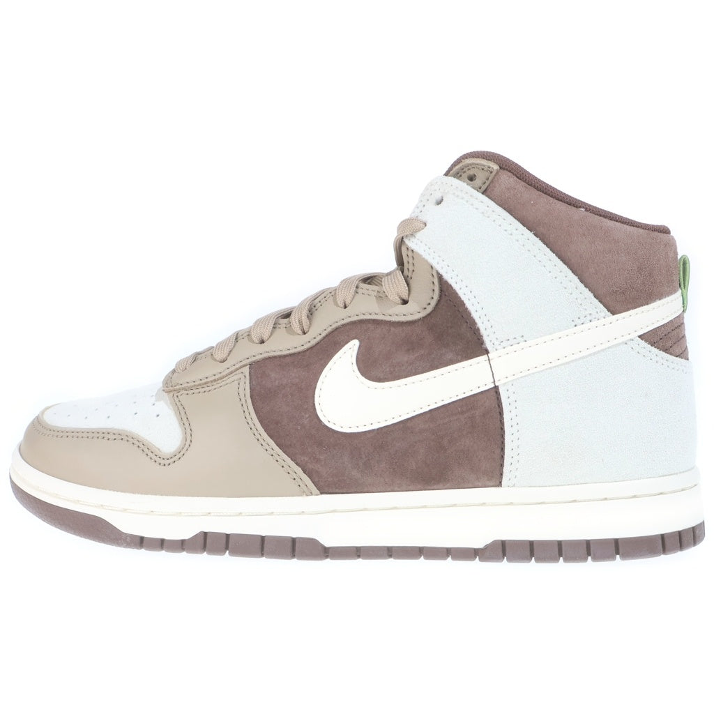 NIKE(ナイキ) DUNK HIGH PRM LIGHT CHOCOLATE DH5348-100 ダンク プレミアム ハイカットスニーカー ブラウン US8.5/26.5cm