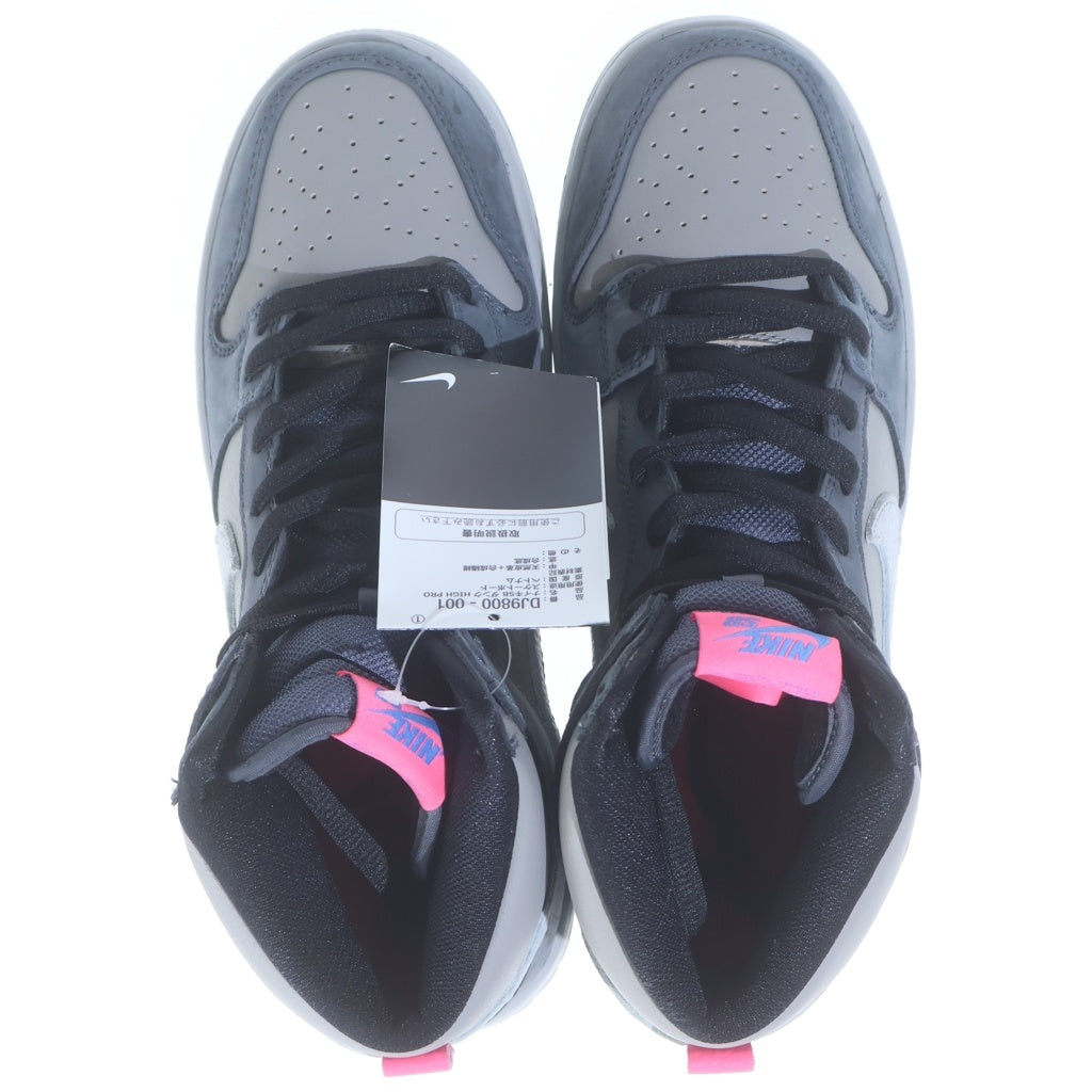NIKE SB(ナイキエスビー) DUNK HIGH PRO MEDIUM GREY DJ9800-001 ダンク プロ ハイカットスニーカー グレー US8.5/26.5cm