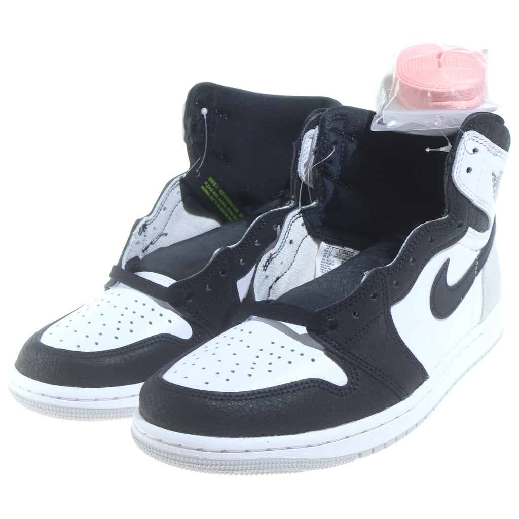 NIKE(ナイキ) AIR JORDAN 1 HIGH BLEACHED CORAL 555088-108 エアジョーダン1 OG ハイカットスニーカー ブラック/ホワイト/グレー US8.5/26.5cm