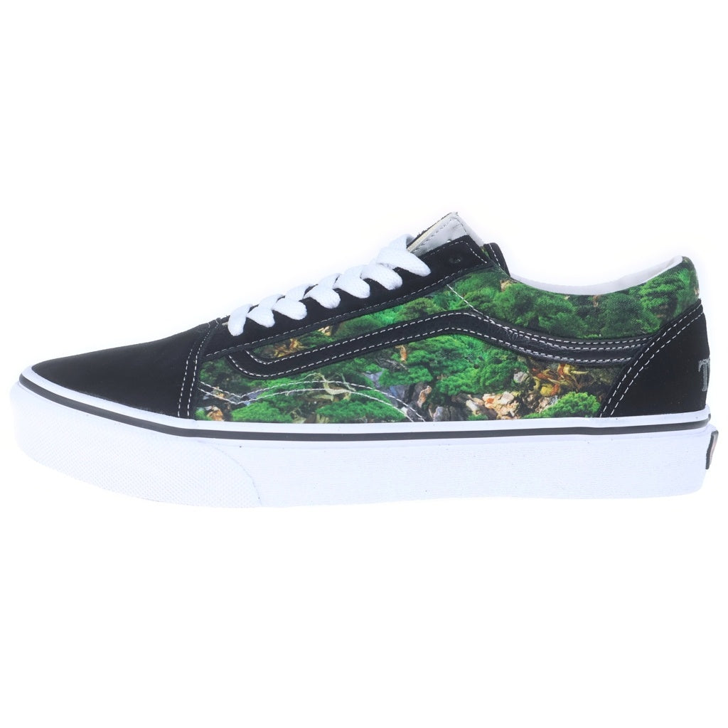 VANS(ヴァンズ) ×TRADMAN'S OLD SKOOL BONSAI CAMOUFLAGE トラッドマンズボンサイ オールドスクール カモフラージュ ローカットスニーカー ブラック/グリーン US9/27cm V36CF TRADMAN'S