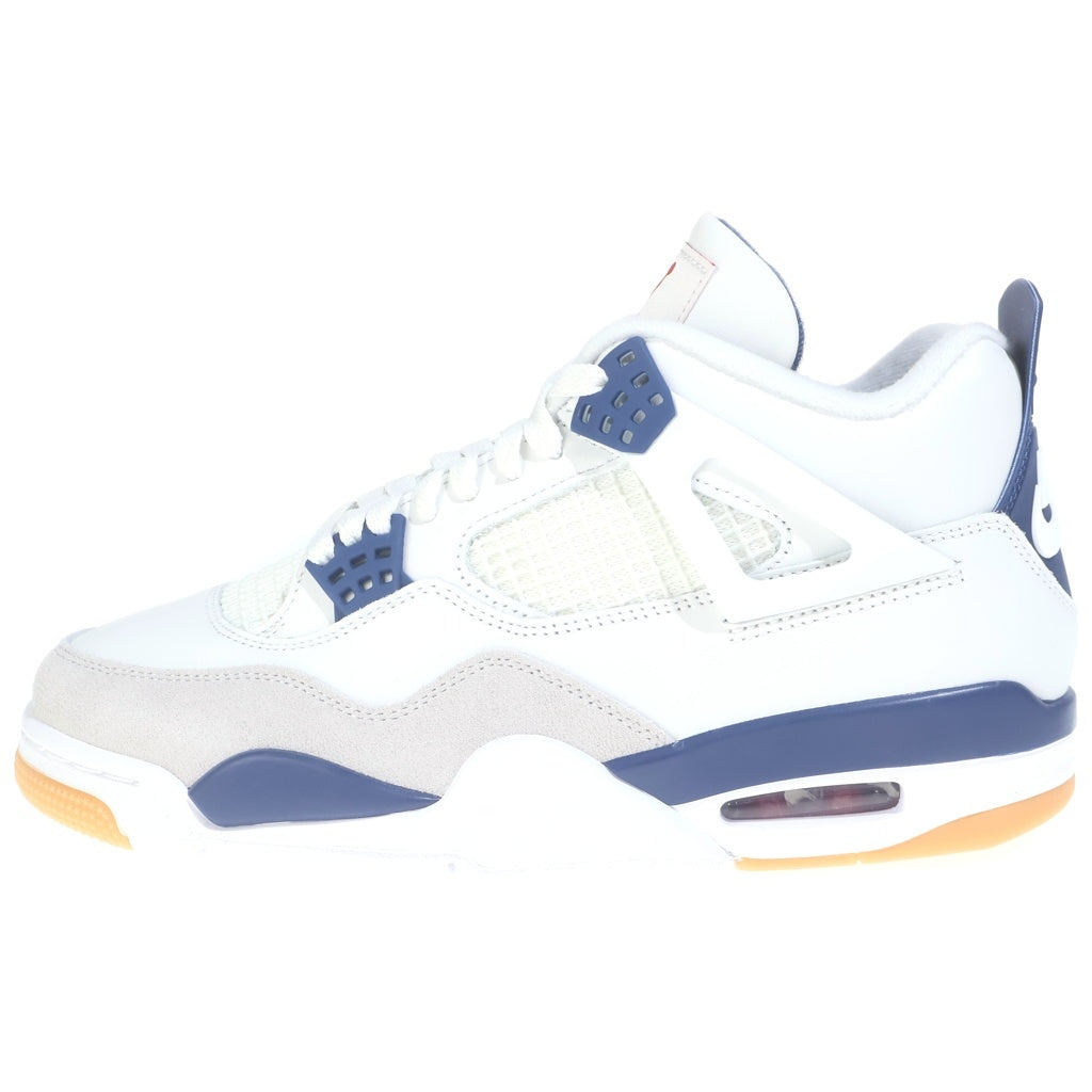NIKE SB(ナイキエスビー) AIR JORDAN 4 RETRO SP DR5415-100 エアジョーダン4 レトロ ローカットスニーカー ホワイト/ネイビー US8.5/26.5cm