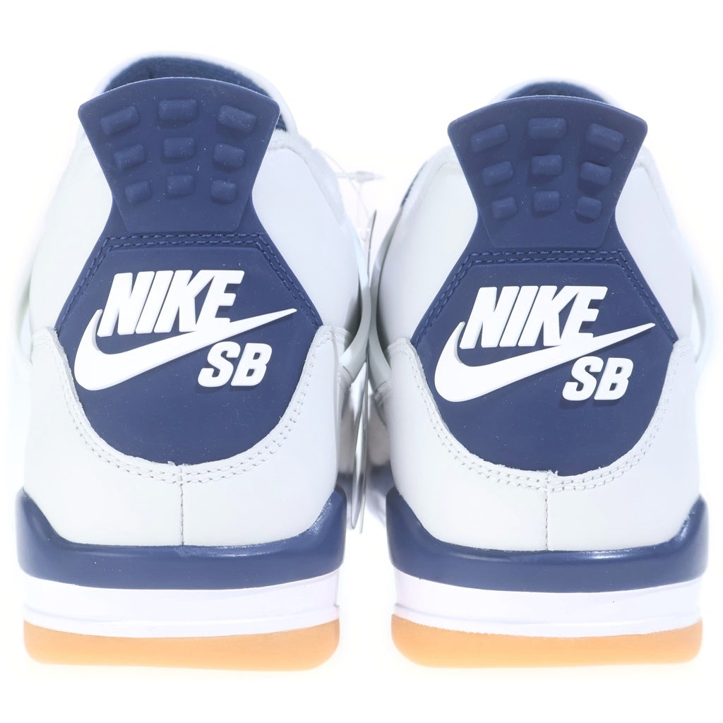 NIKE SB(ナイキエスビー) AIR JORDAN 4 RETRO SP DR5415-100 エアジョーダン4 レトロ ローカットスニーカー ホワイト/ネイビー US8.5/26.5cm