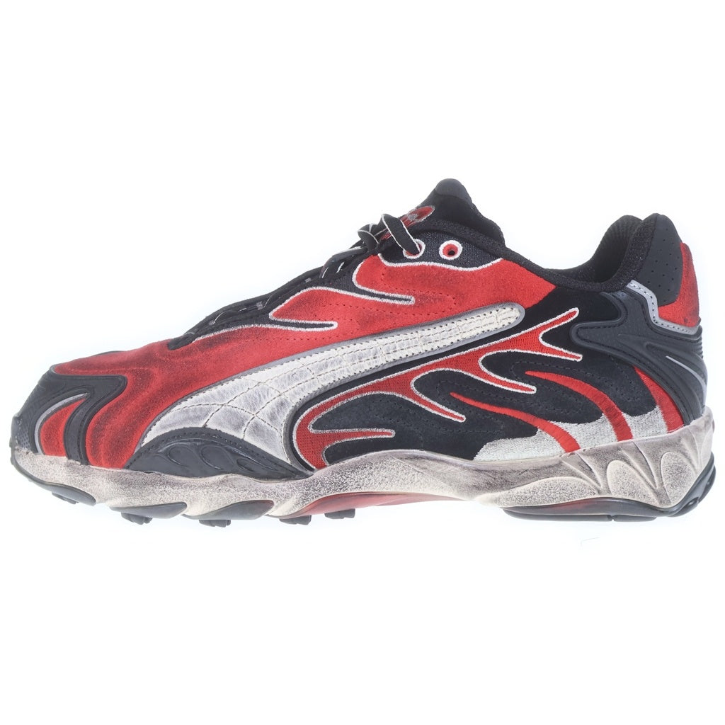PUMA(プーマ) ×A$AP ROCKY INHALE DISTR 402453-01 エイサップロッキー インヘイル ディストレスト ローカットスニーカー レッド/ブラック US9/27cm