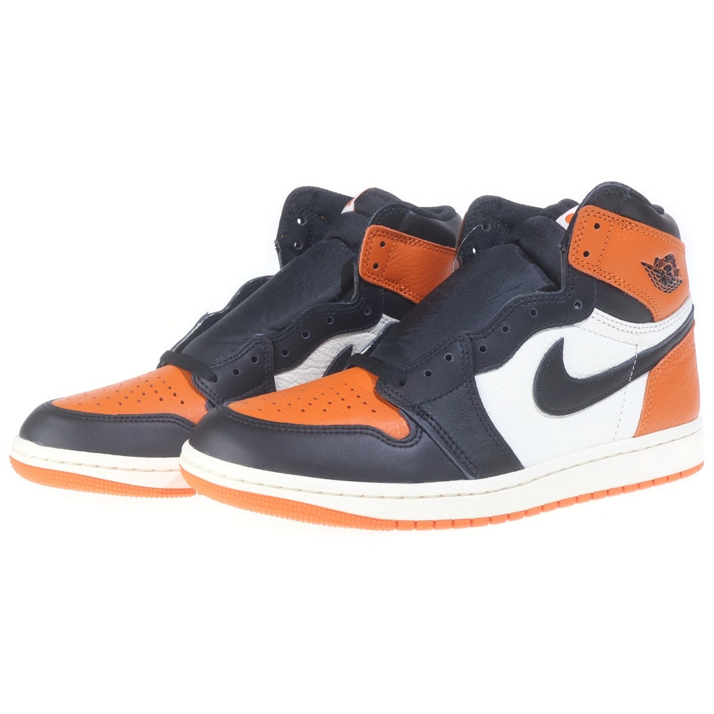NIKE(ナイキ) AIR JORDAN 1 RETRO HIGH OG SHATTERED BACKBOARD DZ5485-008 エアジョーダン1 レトロ ハイカットスニーカー オレンジ/ブラック US8.5/26.5cm