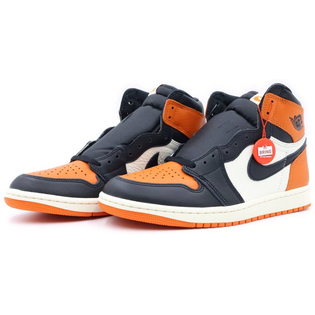 NIKE(ナイキ) AIR JORDAN 1 RETRO HIGH OG SHATTERED BACKBOARD DZ5485-008 エアジョーダン1 レトロ ハイカットスニーカー オレンジ/ブラック US8.5/26.5cm