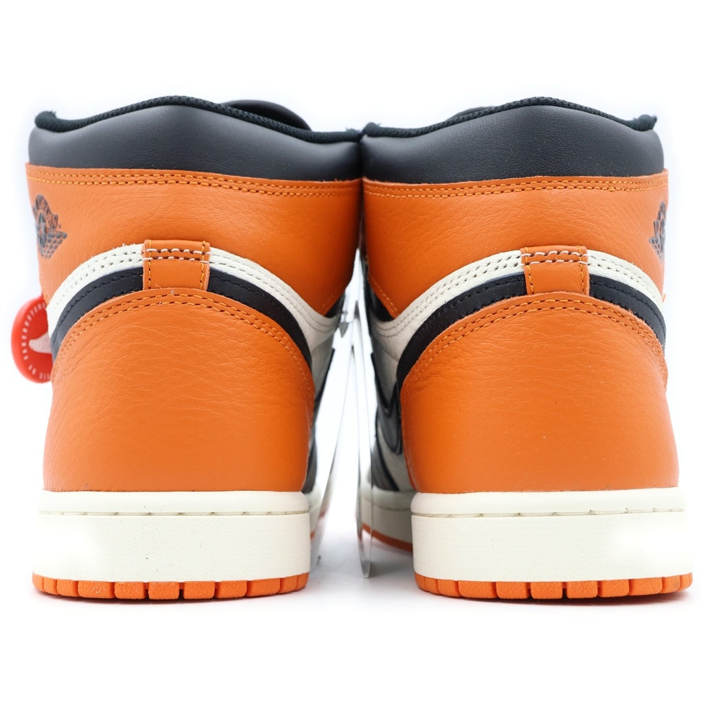 NIKE(ナイキ) AIR JORDAN 1 RETRO HIGH OG SHATTERED BACKBOARD DZ5485-008 エアジョーダン1 レトロ ハイカットスニーカー オレンジ/ブラック US8.5/26.5cm