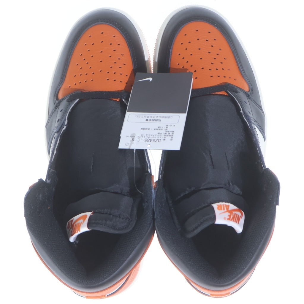 NIKE(ナイキ) AIR JORDAN 1 RETRO HIGH OG SHATTERED BACKBOARD DZ5485-008 エアジョーダン1 レトロ ハイカットスニーカー オレンジ/ブラック US8.5/26.5cm