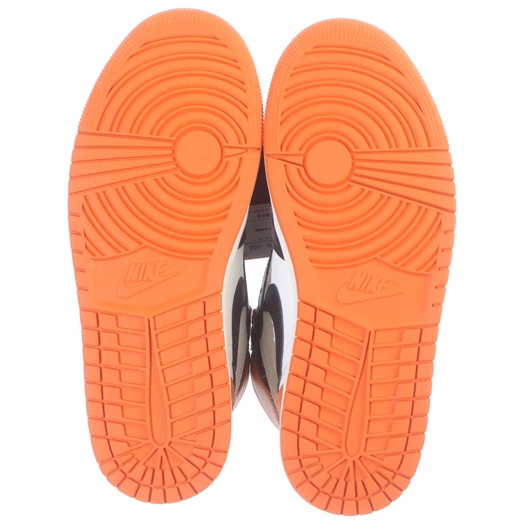 NIKE(ナイキ) AIR JORDAN 1 RETRO HIGH OG SHATTERED BACKBOARD DZ5485-008 エアジョーダン1 レトロ ハイカットスニーカー オレンジ/ブラック US8.5/26.5cm