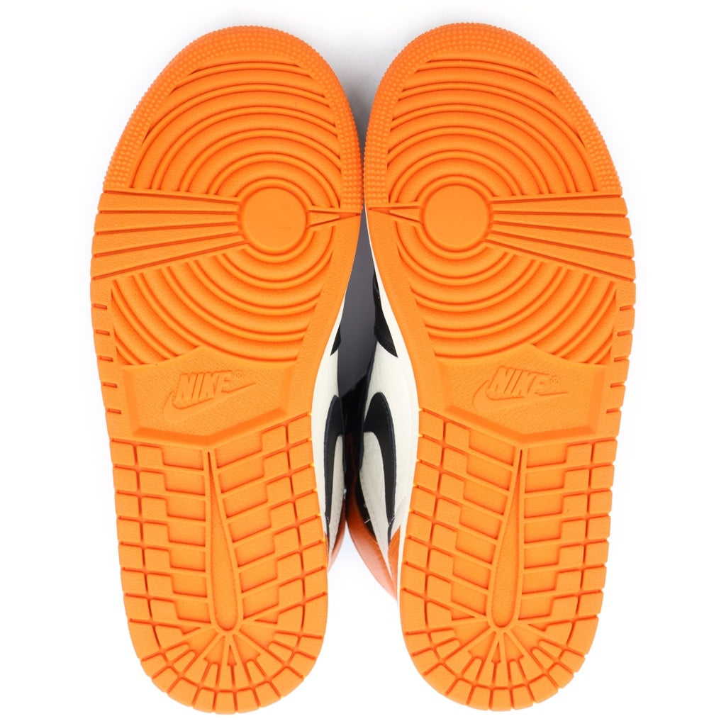 NIKE(ナイキ) AIR JORDAN 1 RETRO HIGH OG SHATTERED BACKBOARD DZ5485-008 エアジョーダン1 レトロ ハイカットスニーカー オレンジ/ブラック US8.5/26.5cm