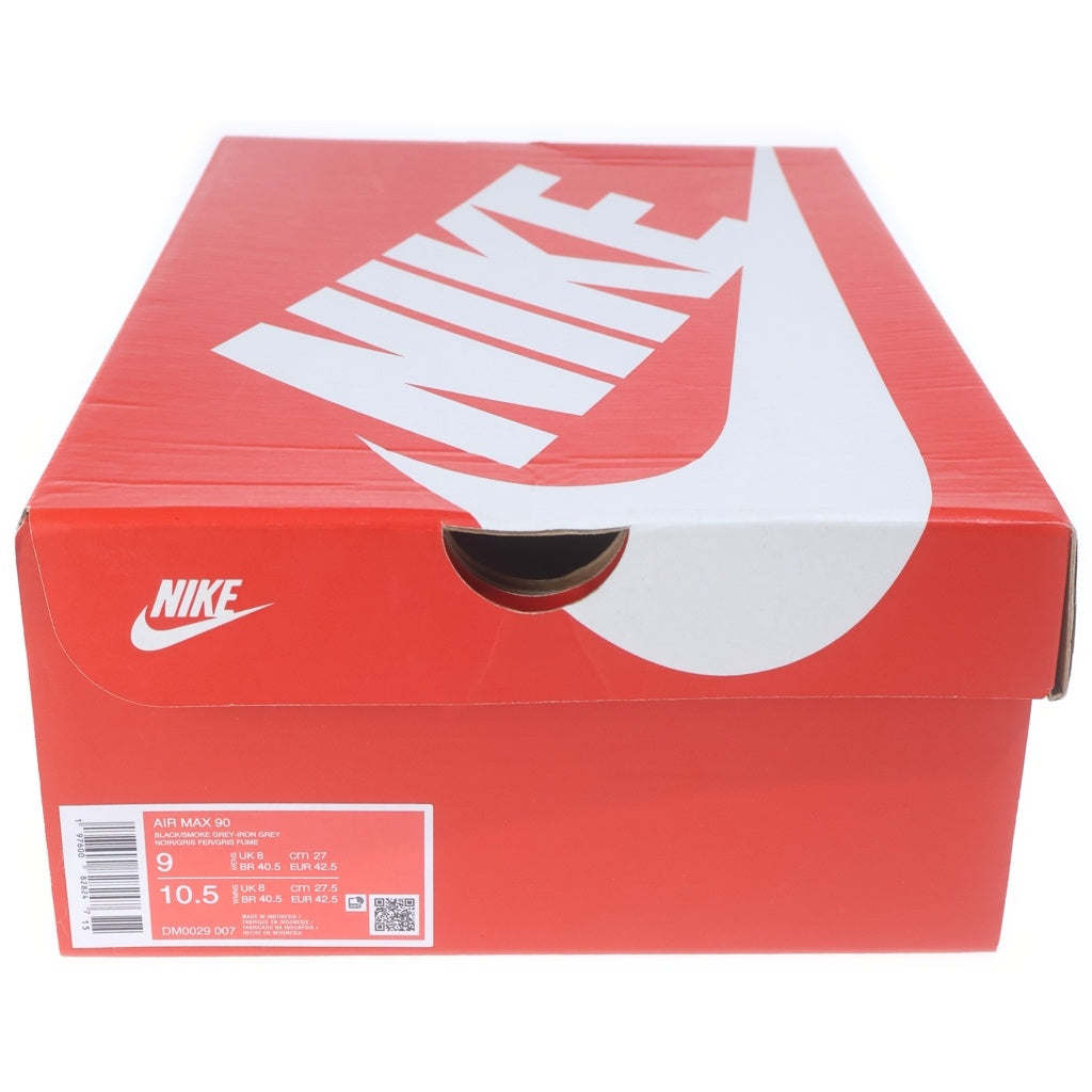 NIKE(ナイキ) AIR MAX 90 DM0029-007 エアマックス90 ローカットスニーカー ブラック/レッド US9/27cm