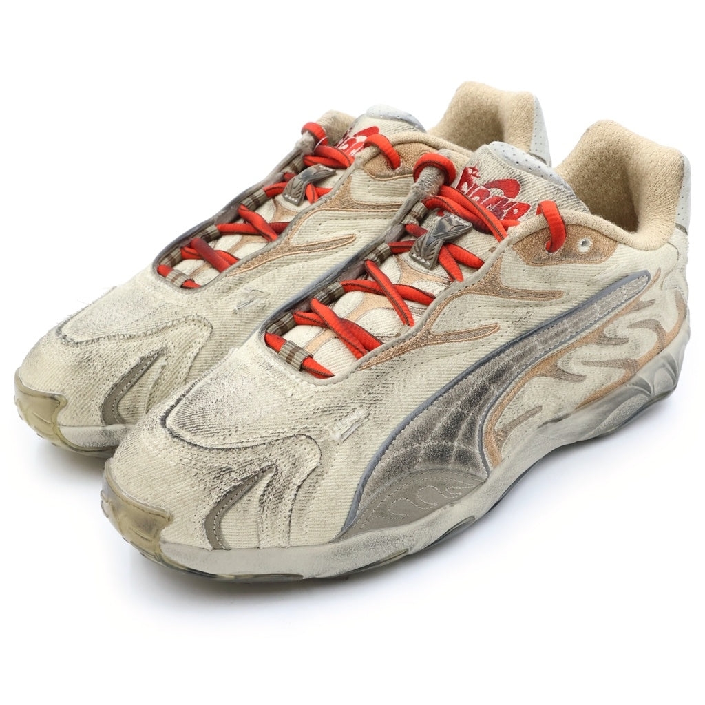 PUMA(プーマ) ×A$AP Rocky INHALE DISTRESSED TAN BRONZE RED 401624-01 ローカットスニーカー US8/27cm