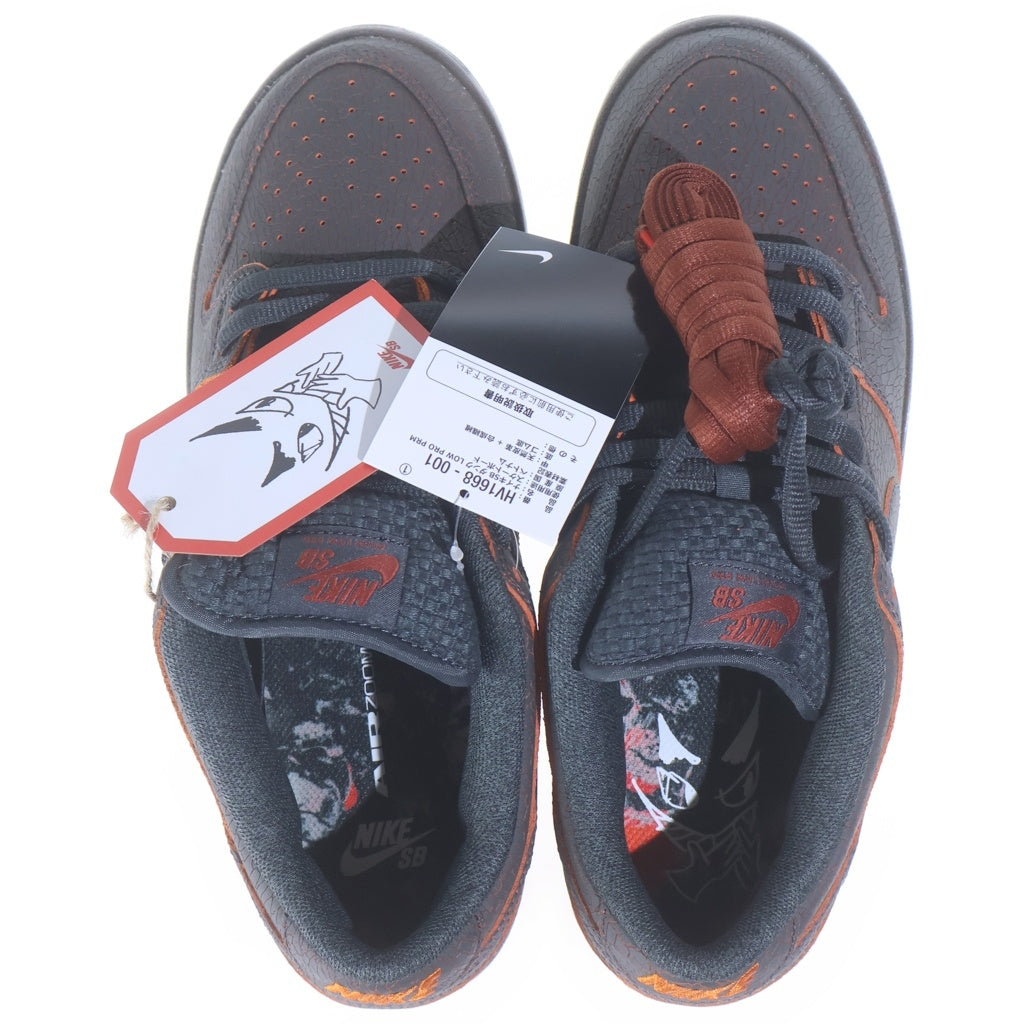 NIKE SB(ナイキエスビー) DUNK LOW PRO PRM KRAMPUS HV1668-001 ダンク プロ プレミアム クランパス ローカットスニーカー ブラウン/オレンジ US9/27cm
