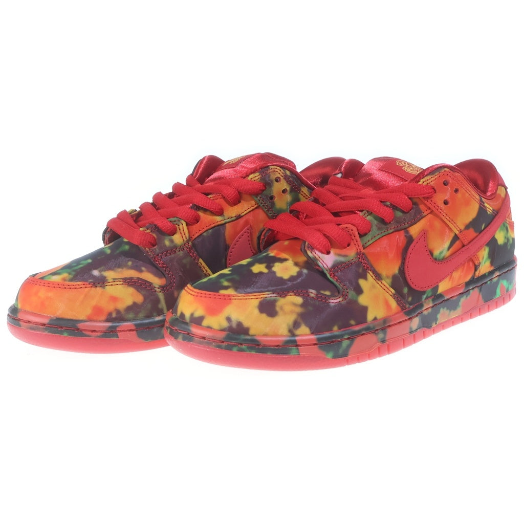 NIKE SB(ナイキエスビー) ×THE WIZARD OF OZ DUNK LOW PRO WOO QS POPPY FIELD FZ1291-600 オズの魔法使い ダンク ローカットスニーカー レッド US9/27cm