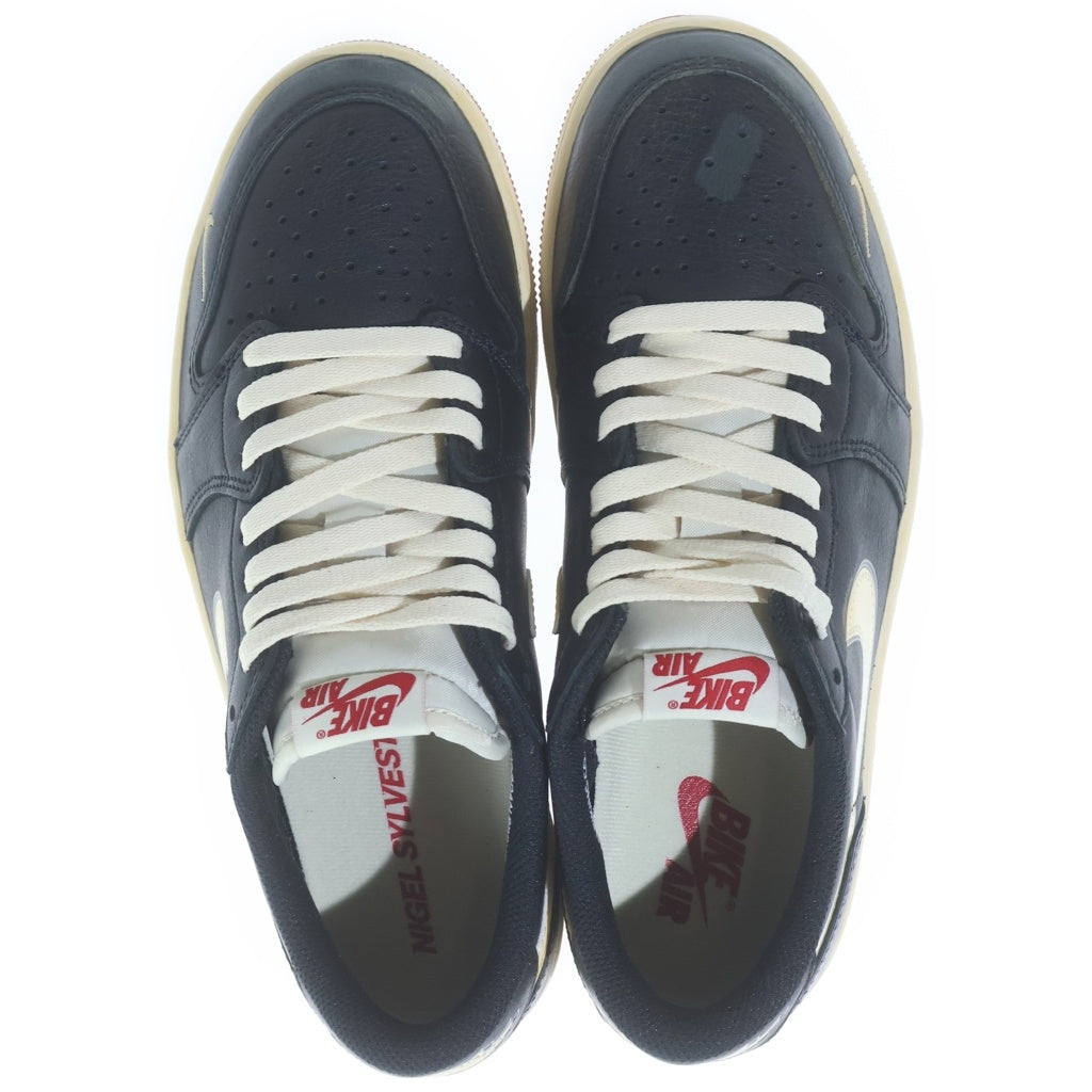 NIKE(ナイキ) ×Nigel Sylvester AIR JORDAN 1 RETRO LOW OG IB8958-001 ナイジェルシルベスター エアジョーダン1 レトロ ローカットスニーカー ブラック US8.5/26.5cm