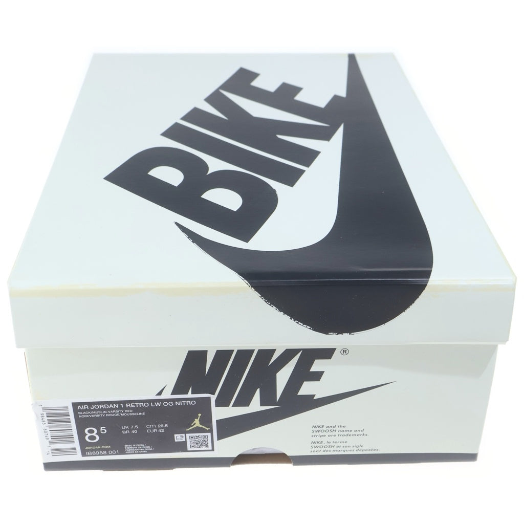 NIKE(ナイキ) ×Nigel Sylvester AIR JORDAN 1 RETRO LOW OG IB8958-001 ナイジェルシルベスター エアジョーダン1 レトロ ローカットスニーカー ブラック US8.5/26.5cm