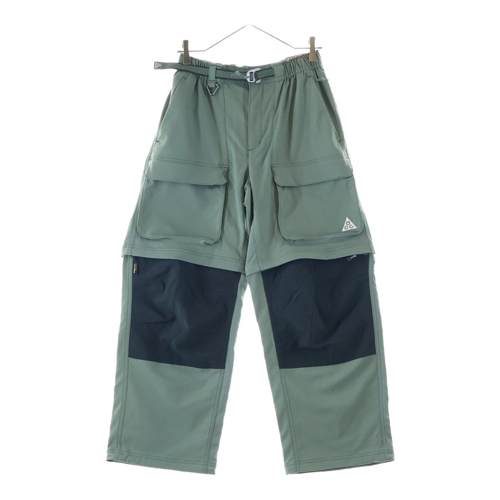 NIKE ACG(ナイキエーシージー) ZIP SMITH SUMMIT CARGO PANT ナイロン 2WAY ショーツ ショートパンツ カーゴパンツ カーキ HV0592-364