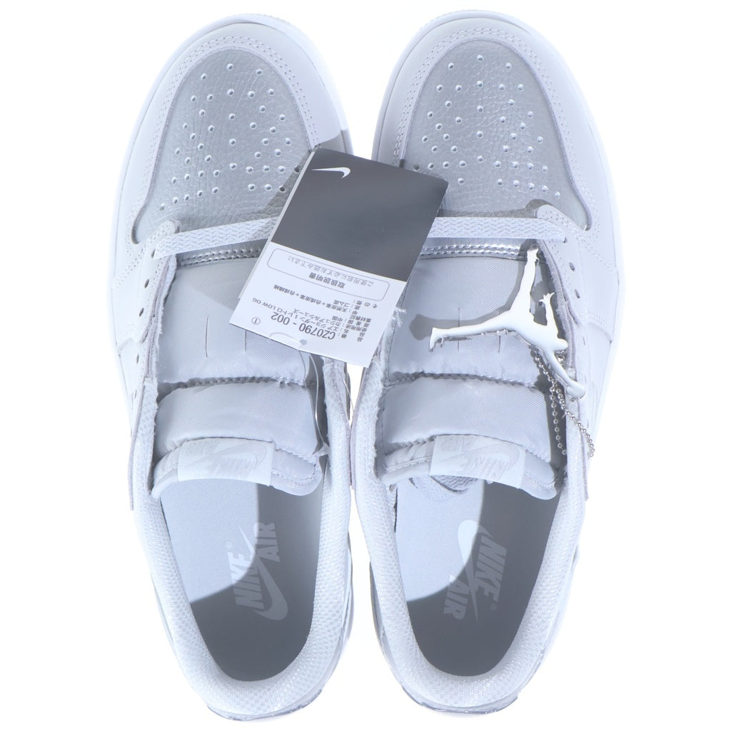 NIKE(ナイキ) AIR JORDAN 1 RETRO LOW OG NO BRIEFCASE CZ0790-002 エアジョーダン1 レトロ ブリーフケースなし ローカットスニーカー シルバー US8.5/26.5cm