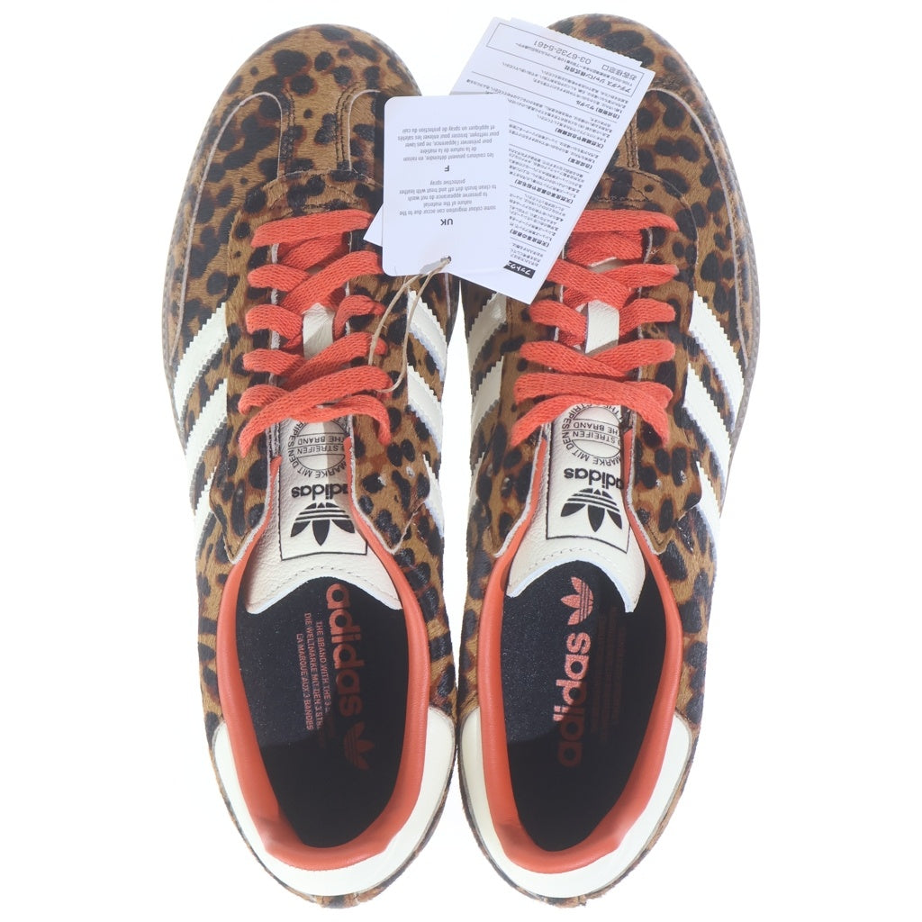adidas(アディダス) WMNS SAMBA OG LEOPARD ウィメンズ サンバ レオパード ハラコレザー ローカットスニーカー ブラウン US10.5/27.5cm JI2734