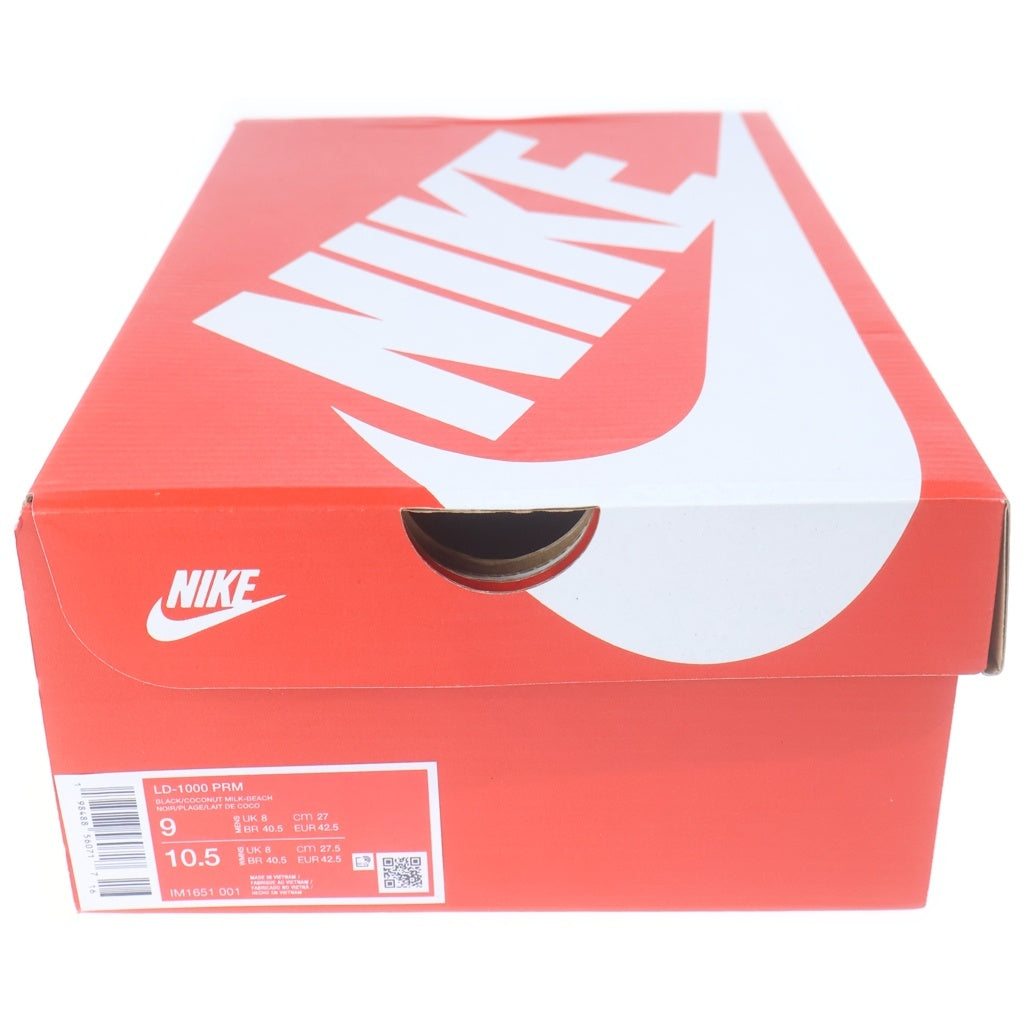 NIKE(ナイキ) LD-1000 PRM レザー ローカットスニーカー ブラック US9/27cm IM1651-001