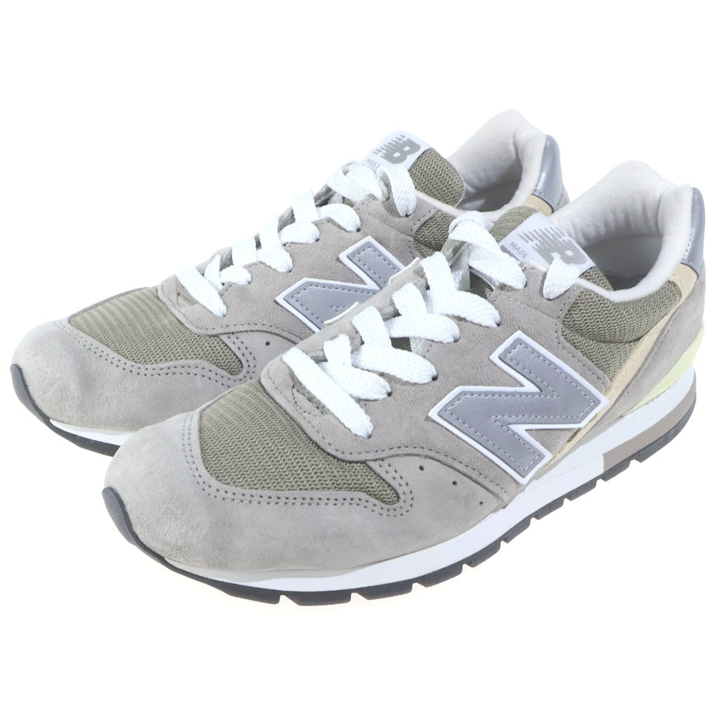 New Balance(ニューバランス) U996GR メッシュ スウェードレザー ローカットスニーカー グレー US9/27cm