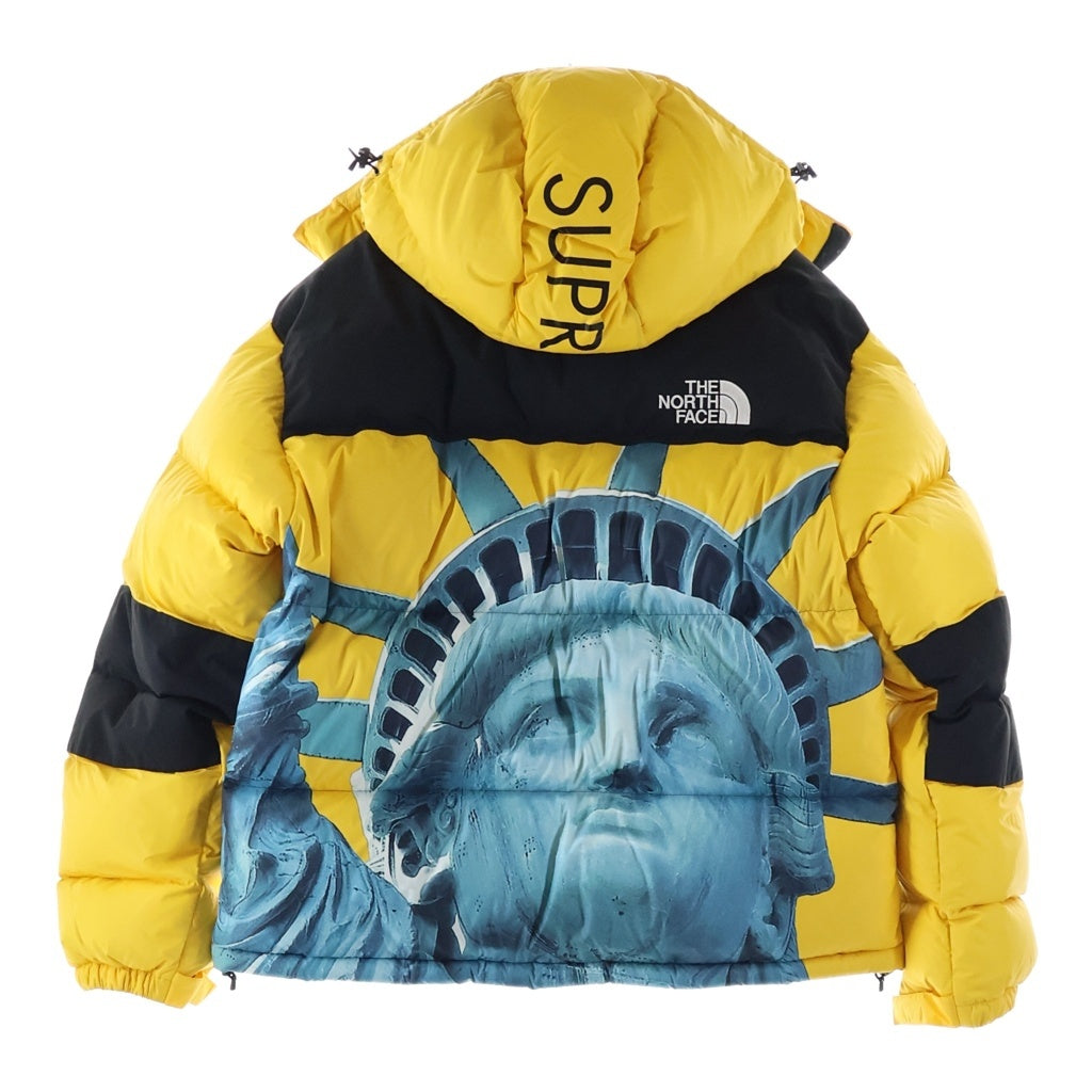 SUPREME(シュプリーム) 19AW ×THE NORTH FACE Statue of Liberty Baltoro Jacket ザ ノースフェイス スタチューオブリバティー 自由の女神 バルトロ ダウンジャケット イエロー ND91901I