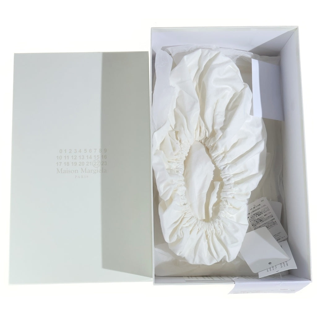 Maison Martin Margiela(メゾンマルタンマルジェラ) REPLICA レプリカ スエード カーフ レザー ジャーマントレーナー ローカットスニーカー ブラック S57WS0236