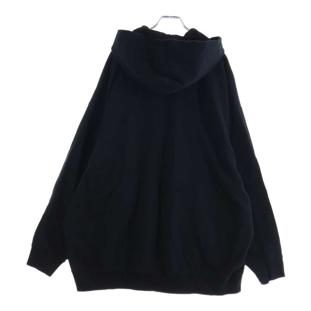LAD MUSICIAN(ラッドミュージシャン) 19AW SUPER BIG ZIP UP PARKA スーパービッグ ジップアップ スウェットパーカー ブラック 2119-604