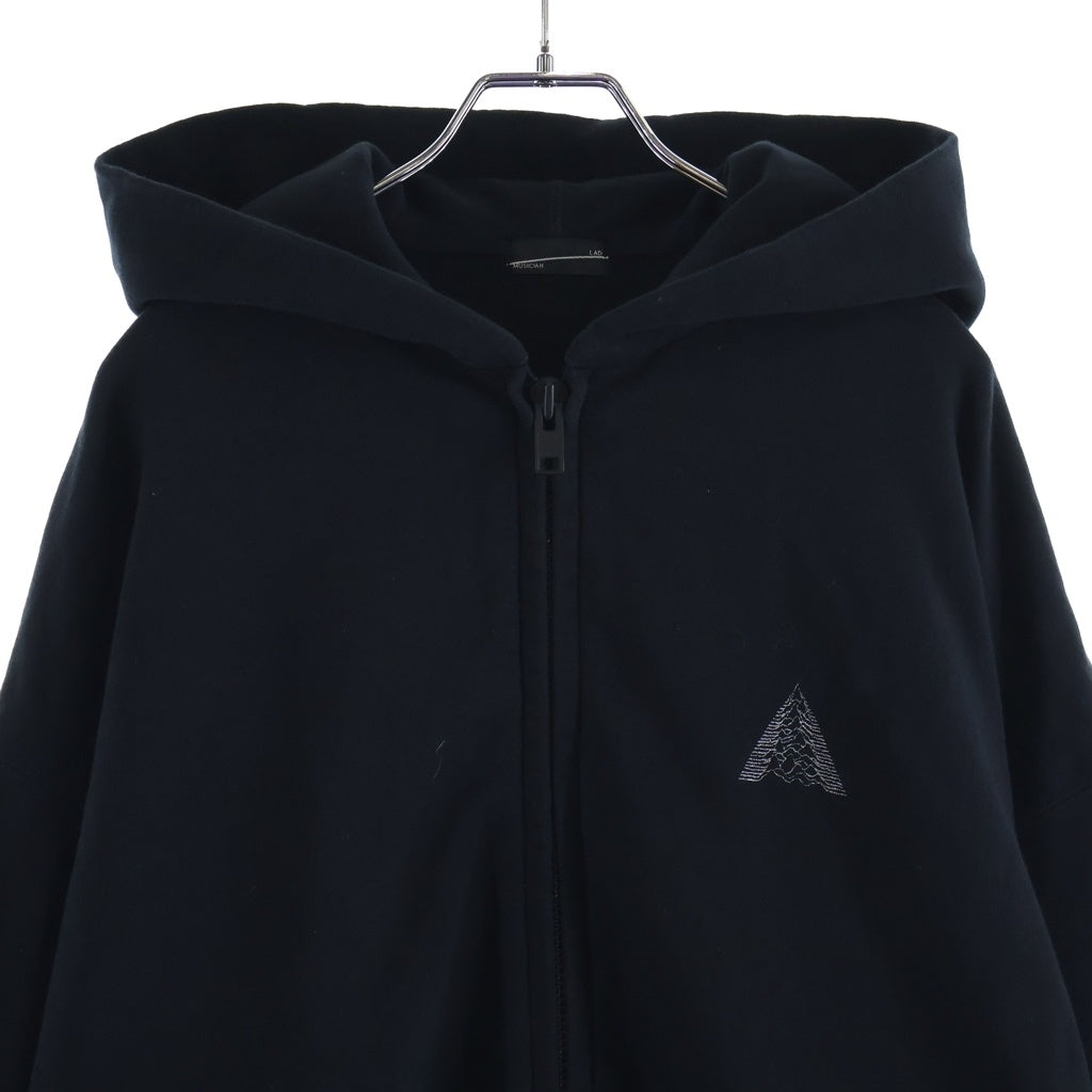 LAD MUSICIAN(ラッドミュージシャン) 19AW SUPER BIG ZIP UP PARKA スーパービッグ ジップアップ スウェットパーカー ブラック 2119-604