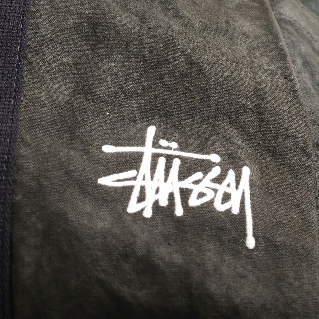 STUSSY(ステューシー) Canvas Flight Bag キャンバス フライトバッグ ボストンバッグ トートバッグ ハンドバッグ ブラック 134254 レディース