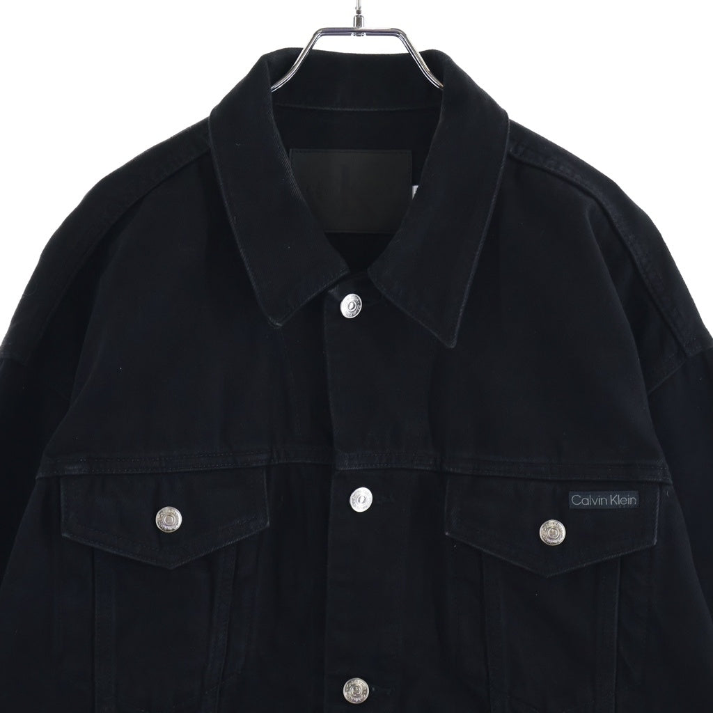 Calvin Klein Jeans(カルバンクラインジーンズ) 90s デニム クラシック トラッカージャケット ブラック 40EM785