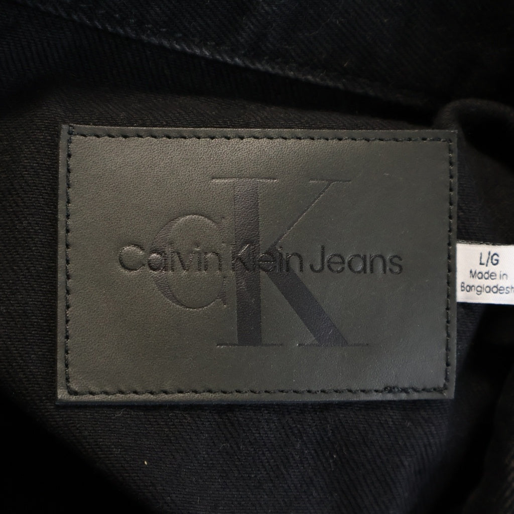 Calvin Klein Jeans(カルバンクラインジーンズ) 90s デニム クラシック トラッカージャケット ブラック 40EM785