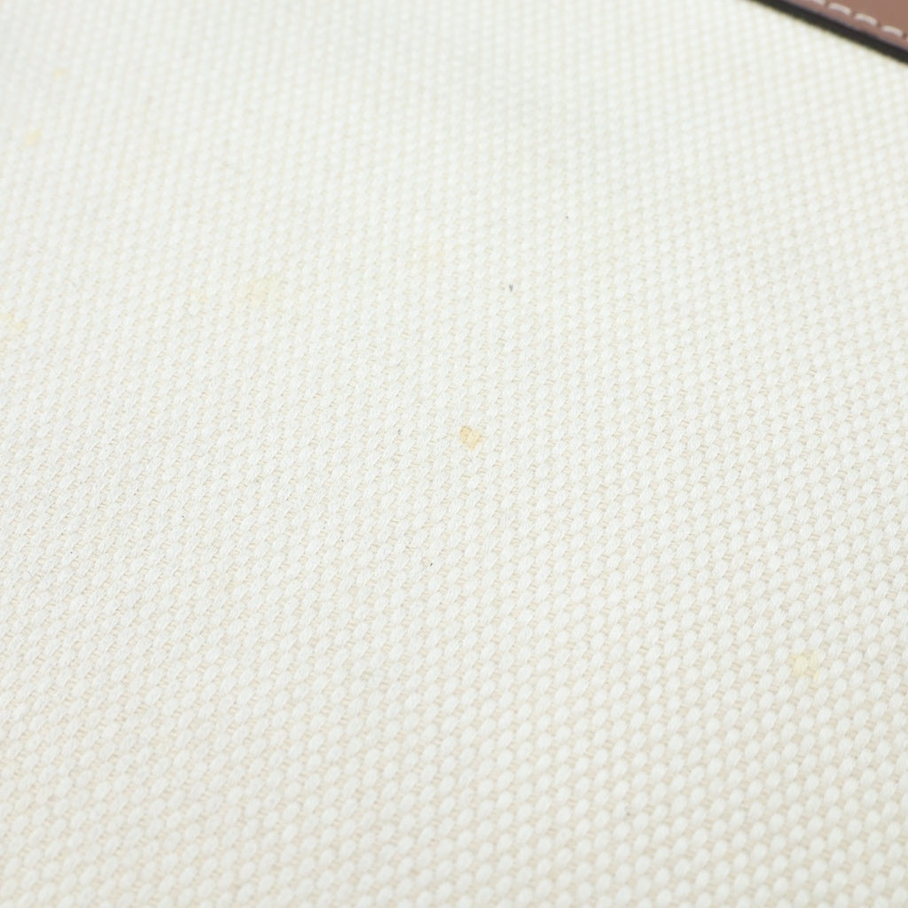 BURBERRY(バーバリー) ミニ ツートン キャンバス&レザー ポケット 2WAY ショルダー ハンドバッグ ベージュ/ブラウン 8039361 レディース