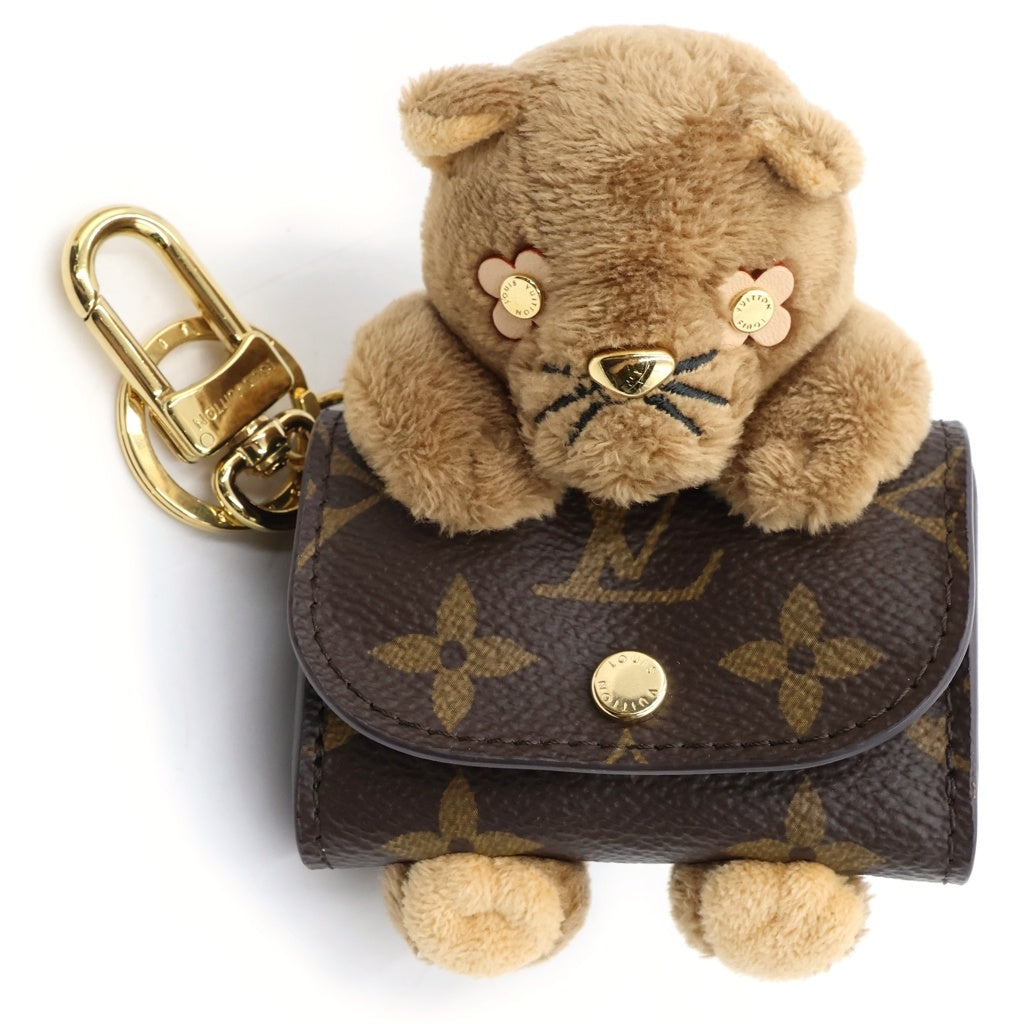 LOUIS VUITTON(ルイヴィトン) モノグラム バッグチャーム LV キュート ブラウン M01561 レディース