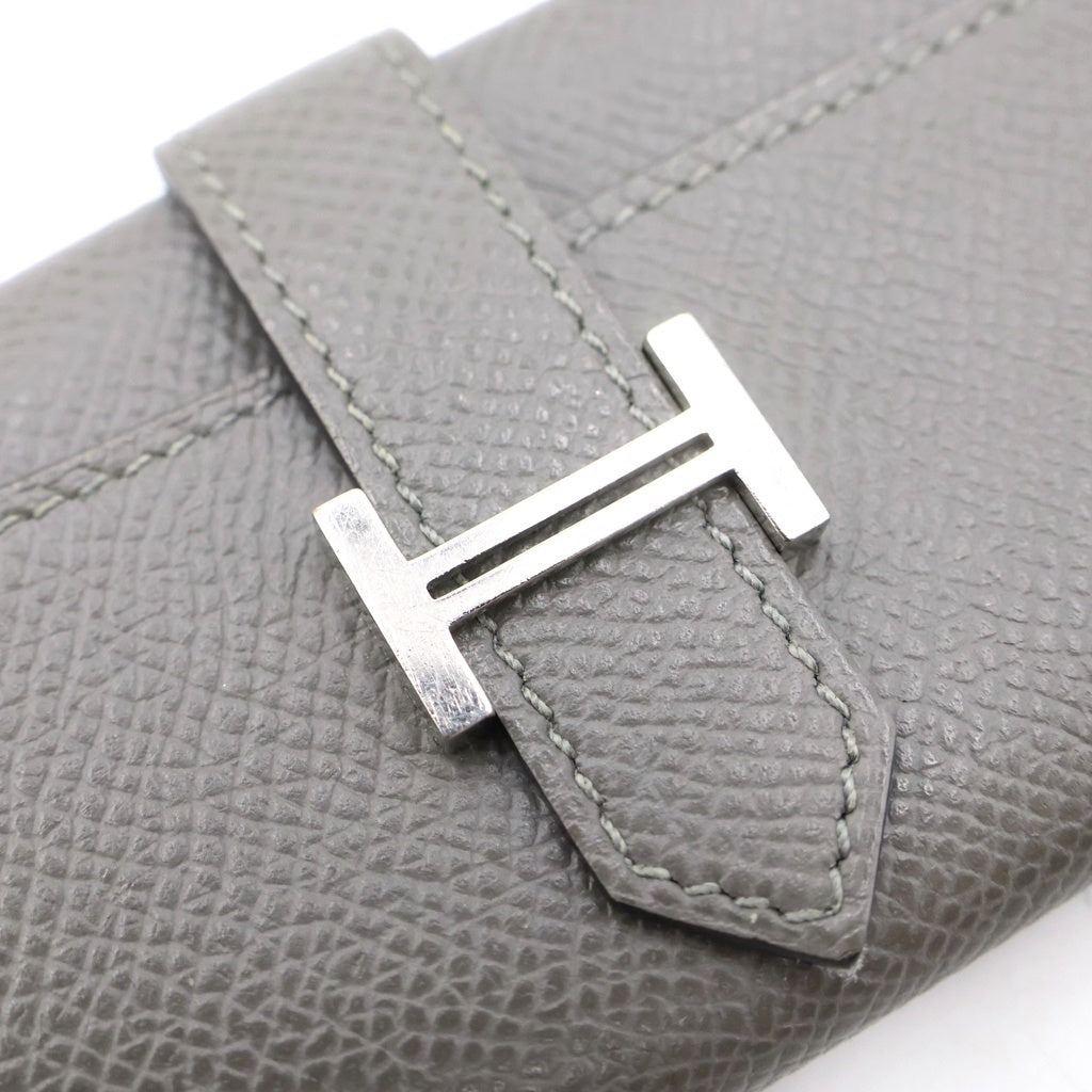 HERMES(エルメス) ベアン 4連 キーケース U刻印 シルバー金具 グレー レディース