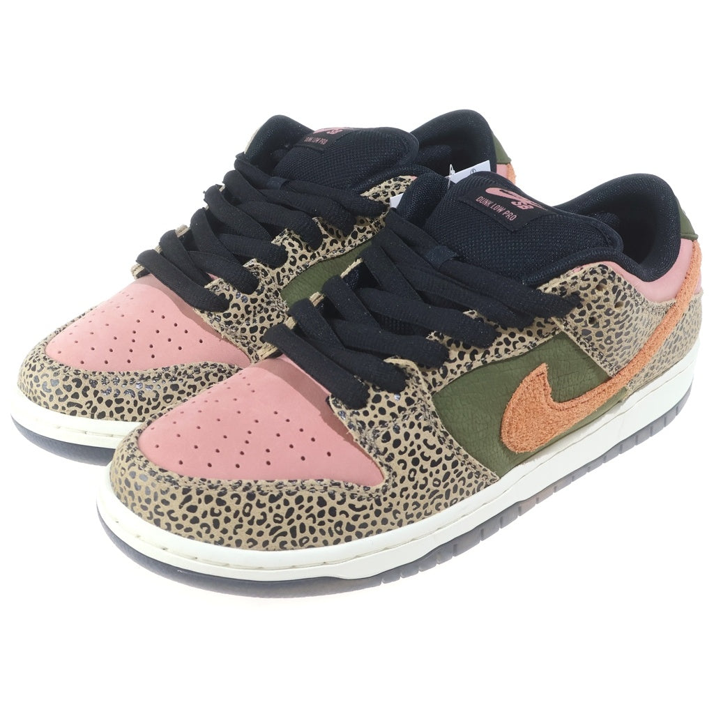NIKE SB(ナイキエスビー) ×Arts Rec DUNK LOW PLO Rust Pink and Rough Green IH3211-200 ダンク プロ ラストピンク アンド ラフグリーン ローカットスニーカー ピンク US9.5/27.5cm