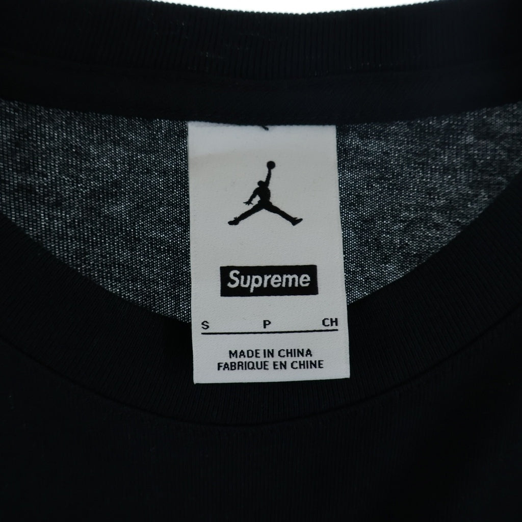 SUPREME(シュプリーム) 24AW ×Jordan Biggie S/S Top ジョーダン ビギー フォトプリント 半袖Tシャツカットソー ブラック HJ8385-010