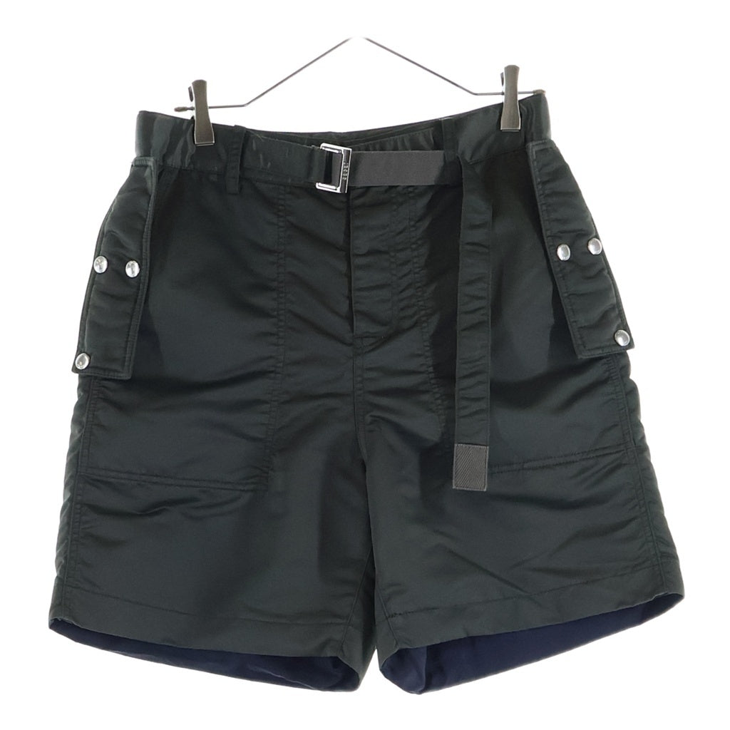 Sacai(サカイ) 23SS Nylon Twill Shorts ナイロン ツイル ショーツ ハーフパンツ カーキ 23-02994M